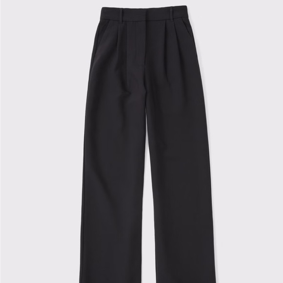 Abercrombie Black Tailored Pants - Picture 2 of 3